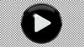 Black Circular Play Button Royalty Free Stock Photo