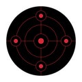 Black circular shooting target