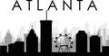 Cityscape skyline panorama of ATLANTA, UNITED STATES Royalty Free Stock Photo