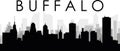 Cityscape skyline panorama of BUFFALO, UNITED STATES Royalty Free Stock Photo