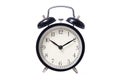 Black classic style alarm clock Royalty Free Stock Photo