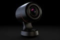 Black classical webcam. Generate AI