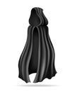 Black cloak robe