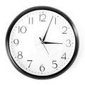 Black clock Royalty Free Stock Photo