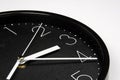 Black clock Royalty Free Stock Photo