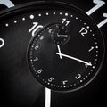 Black clock Royalty Free Stock Photo