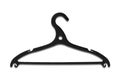Black clothes hanger isolated on white background Royalty Free Stock Photo