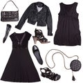 Black clothes for women - punk style