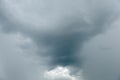 Black cloud and thunder storm, Dramatic dark cloud Royalty Free Stock Photo