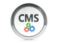 Black CMS icon with highlight Royalty Free Stock Photo