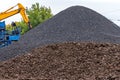 Black Coal Heap Royalty Free Stock Photo