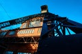 Black Coal Mine Tower Construction Detail Royalty Free Stock Photo