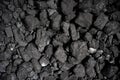 black coal mineral stones, close-up wallpaper abstract