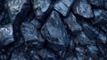 Black coal pile forming an irregular textured surface Royalty Free Stock Photo