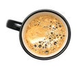 Black coffe mug Royalty Free Stock Photo