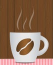 Black Coffee Background. Photo-Realistic Vector Royalty Free Stock Photo