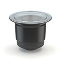 Black coffee capsules Top view 3D