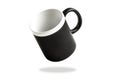 Black coffee cup on white background Royalty Free Stock Photo