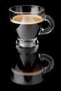 Black coffee espresso.