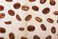 Black coffee grain, bean Royalty Free Stock Photo
