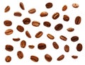 Black coffee grain, bean
