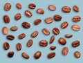 Black coffee grain, bean Royalty Free Stock Photo
