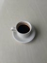 Black Coffee in Vertical Photo Royalty Free Stock Photo