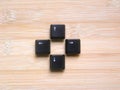 Arrow keys Royalty Free Stock Photo