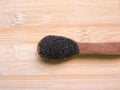 Black color Basil seeds