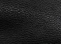 Black color leather texture background. Luxury Black Background For Text. Close up detail of flat leather. Artificial