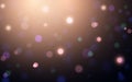 Black color light bokeh abstract background, Vector eps 10 illustration bokeh particles