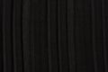 Black color plisse fabric background texture Royalty Free Stock Photo