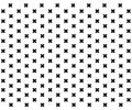 black color X letters patterns illutration