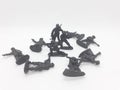 Black Colored Plastic Army Men with Gun Toys for Kids in White  Background 37 Royalty Free Stock Photo