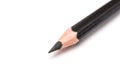 Black Coloring Pencil Isolated