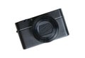 Black compact Camera isolated on white Royalty Free Stock Photo