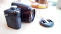 Black compact camera Royalty Free Stock Photo