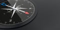 Black Compass dark background Royalty Free Stock Photo