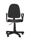 Black computer chair on a white background Royalty Free Stock Photo