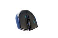 Black computer gaming mouse on white background. Royalty Free Stock Photo