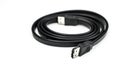 black computer interface cable serial ata Royalty Free Stock Photo