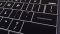 Black computer keyboard and glowing online registration key. Conceptual 3D rendering Royalty Free Stock Photo