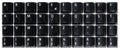 Black computer keyboard keys