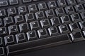 Black Computer Keyboard Royalty Free Stock Photo