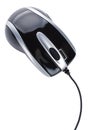 Black computer mouse Royalty Free Stock Photo