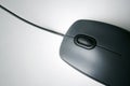 Black computer mouse Royalty Free Stock Photo