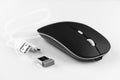 Black computer mouse Royalty Free Stock Photo