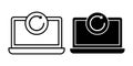 Computer Refresh Black Icon Bundle for Reload and Sync Royalty Free Stock Photo