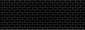 Black concrete block wall texture background. Royalty Free Stock Photo