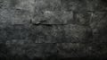 black concrete wall grunge stone texture dark gray rock surface background panoramic wide banner Royalty Free Stock Photo